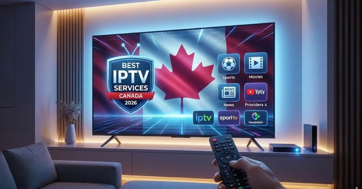 IPTV Quebec streaming service showing movies on multiple devices in Canada